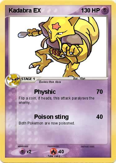 Pokemon Kadabra EX