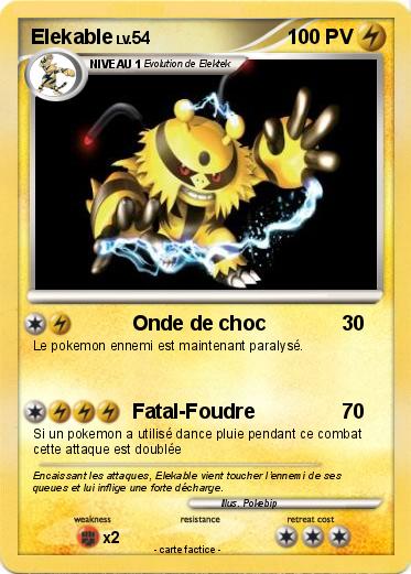 Pokemon Elekable