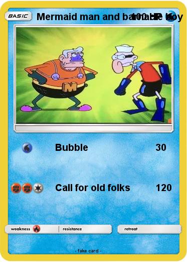 Pokemon Mermaid man and barnacle boy