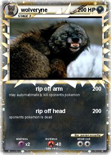 Pokemon wolveryne