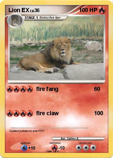 Pokemon Lion EX