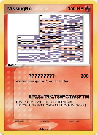 Pokemon MissingNo