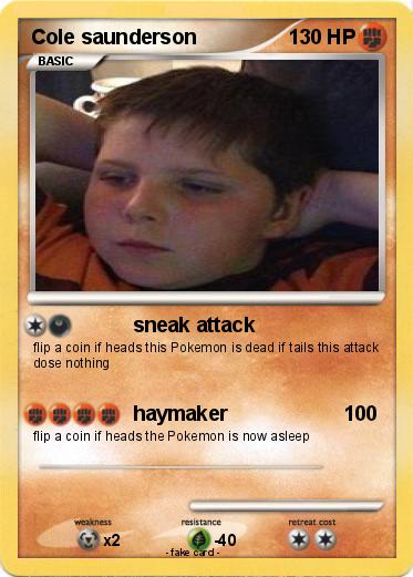 Pokemon Cole saunderson
