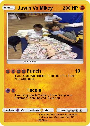 Pokemon Justin Vs Mikey