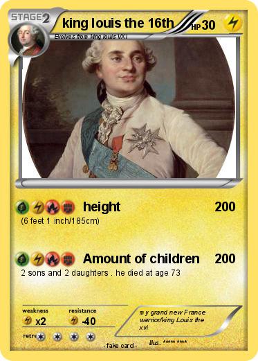 Pokemon king louis the 16th