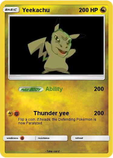 Pokemon Yeekachu