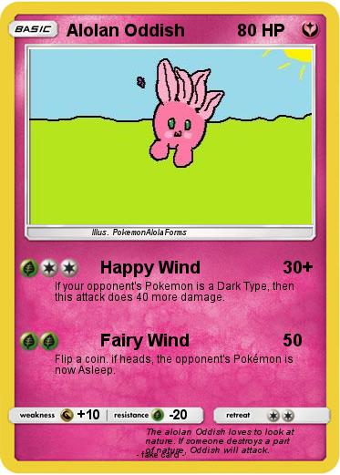 Pokemon Alolan Oddish