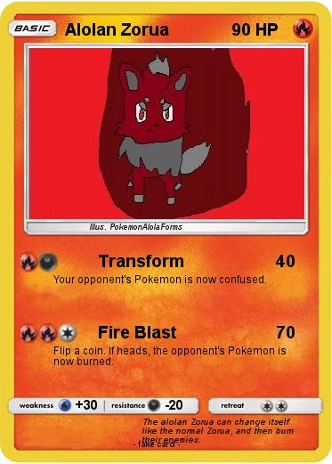 Pokemon Alolan Zorua