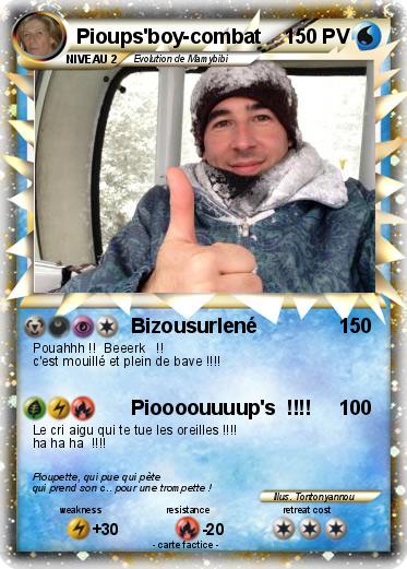 Pokemon Pioups'boy-combat