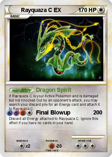 Pokemon Rayquaza C EX