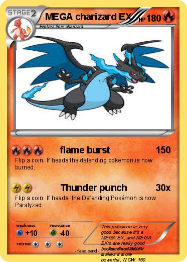 Pokemon MEGA charizard EX