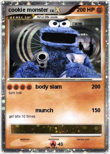 Pokemon cookie monster