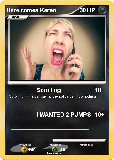 Pokemon Here comes Karen