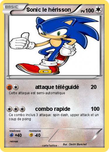 Pokemon Sonic le hérisson