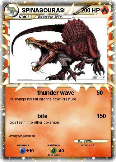 Pokemon SPINASOURAS