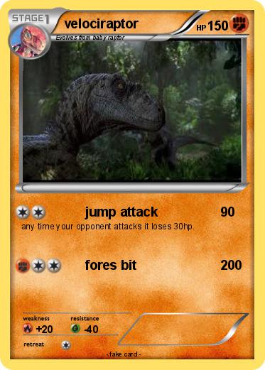 Pokemon velociraptor