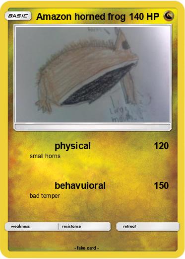 Pokemon Amazon horned frog