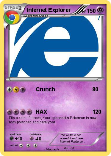 Pokemon Internet Explorer