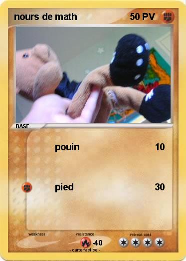 Pokemon nours de math