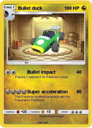 Pokemon Bullet duck