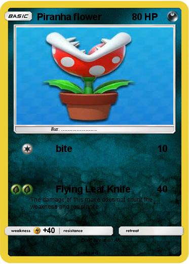 Pokemon Piranha flower