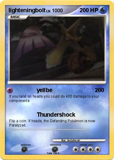 Pokemon lighteningbolt