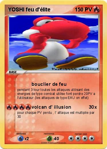 Pokemon YOSHI feu d'élite