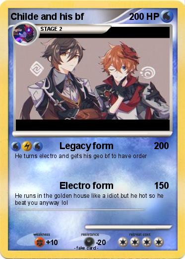 Pokemon Childe and his bf