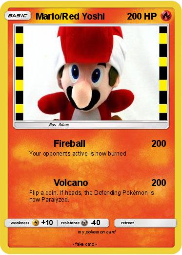 Pokemon Mario/Red Yoshi