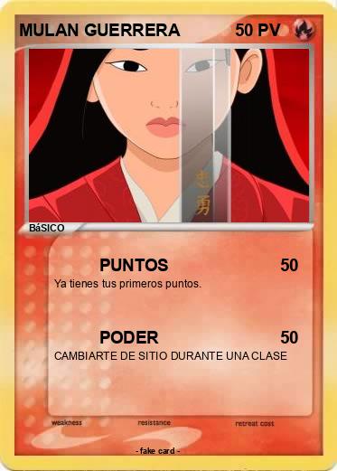 Pokemon MULAN GUERRERA