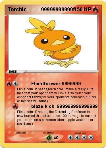 Pokemon Torchic          999999999999