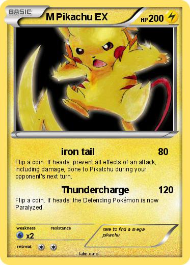 Pokemon M Pikachu EX