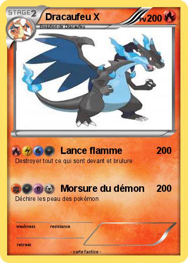 Pokemon Dracaufeu X
