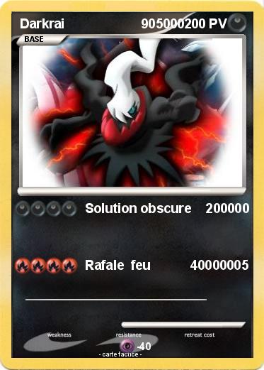 Pokemon Darkrai                     905000
