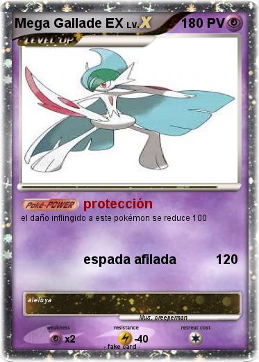 Pokemon Mega Gallade EX