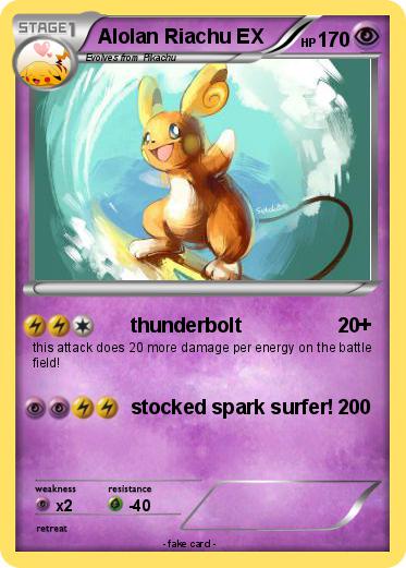 Pokemon Alolan Riachu EX