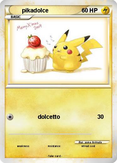 Pokemon pikadolce