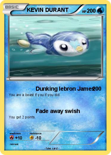 Pokemon KEVIN DURANT