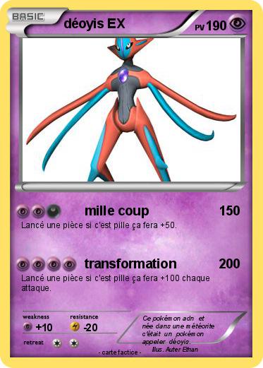 Pokemon déoyis EX