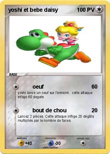 Pokemon yoshi et bebe daisy