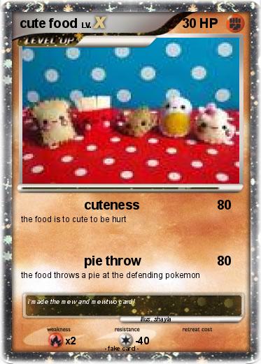 Pokemon cute food