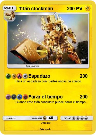 Pokemon Titán clockman