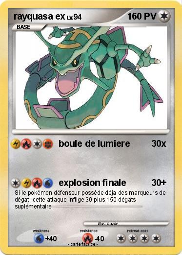 Pokemon rayquasa ex