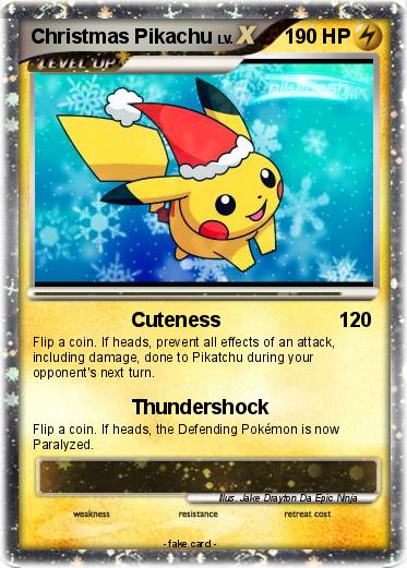 Pokemon Christmas Pikachu