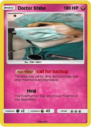 Pokemon Doctor Shibe