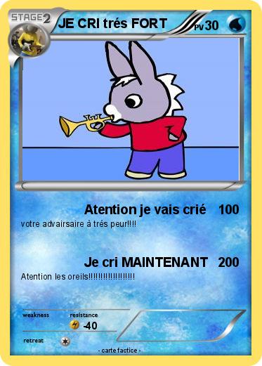 Pokemon JE CRI trés FORT