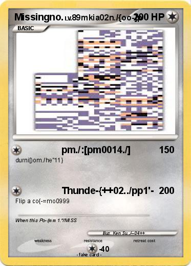Pokemon Missingno.