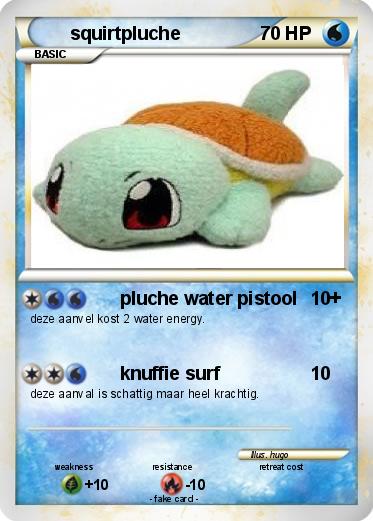 Pokemon squirtpluche
