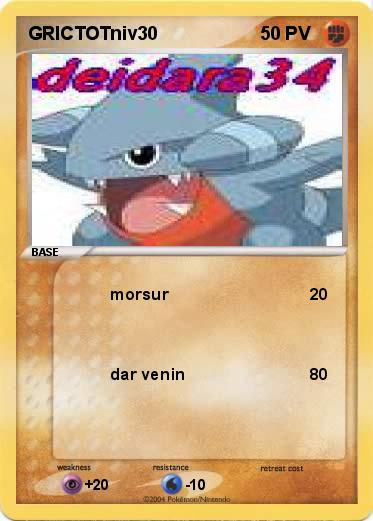 Pokemon GRICTOTniv30