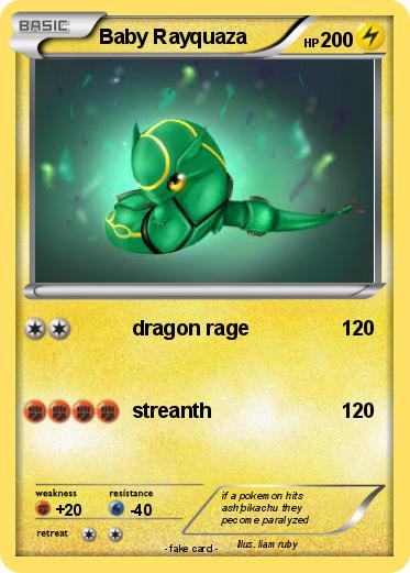 Pokemon Baby Rayquaza